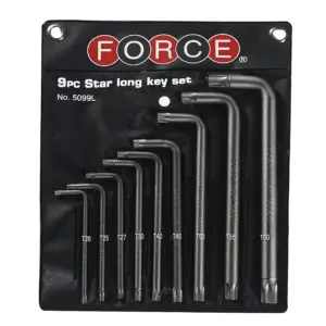 JGO. LLAVES TORX T20-T60  9 PZAS. LARGAS (5099L)