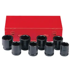 JGO. DADOS IMPACTO []3/4" DE 26 A 38 MM. (6081)