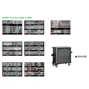 MUEBLE 8 GAVETAS, 552 HERRAMIENTAS (10318-552)