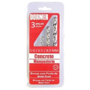 JGO. BROCAS CONCRETO 3 PZAS (5-6-8 MM.) (A8039205)