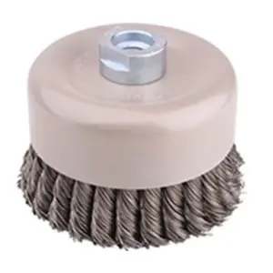 GRATA COPA RECTA 4"  AC.TRENZADO (C-41-Z-60)