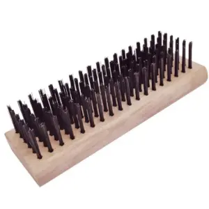 ESCOBILLA ALAMBRE ACERO 6X18 S/MANGO (1-A/0)