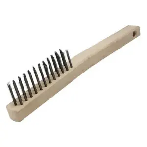 ESCOBILLA ALAMBRE ACERO 3X15 C/MANGO (4-C)