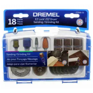 KIT 18 ACCS. P/LIJAR Y ESMERILAR EASY LOCK (E686)