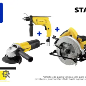 KIT SIERRA SC-16+ESMERIL SG-6115+TALADRO SDH-600