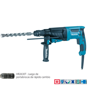 MARTILLO ROTATIVO 24 MM., SDSPLUS (HR2610T/HR2630T