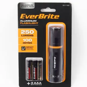 LINTERNA ALUMINIO 3XAAA 250 LUMEN (E011182)