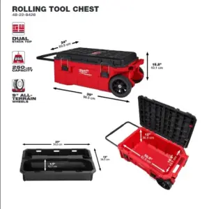 CAJA DE HERRAMIENTAS CON RUEDAS PACKOUT (48-22-8428)