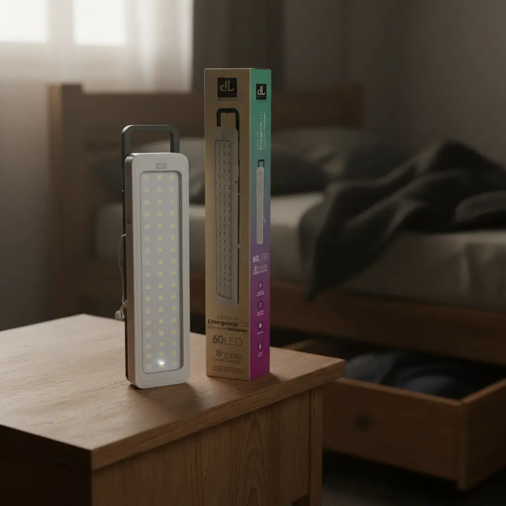 Lampara emergencia 60 LED (IWEL0060) - Imagen 3