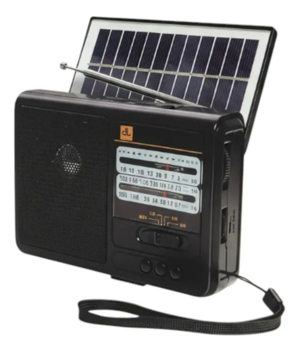 Radio Solar recargable con linterna (IFRS0001) - Imagen 3