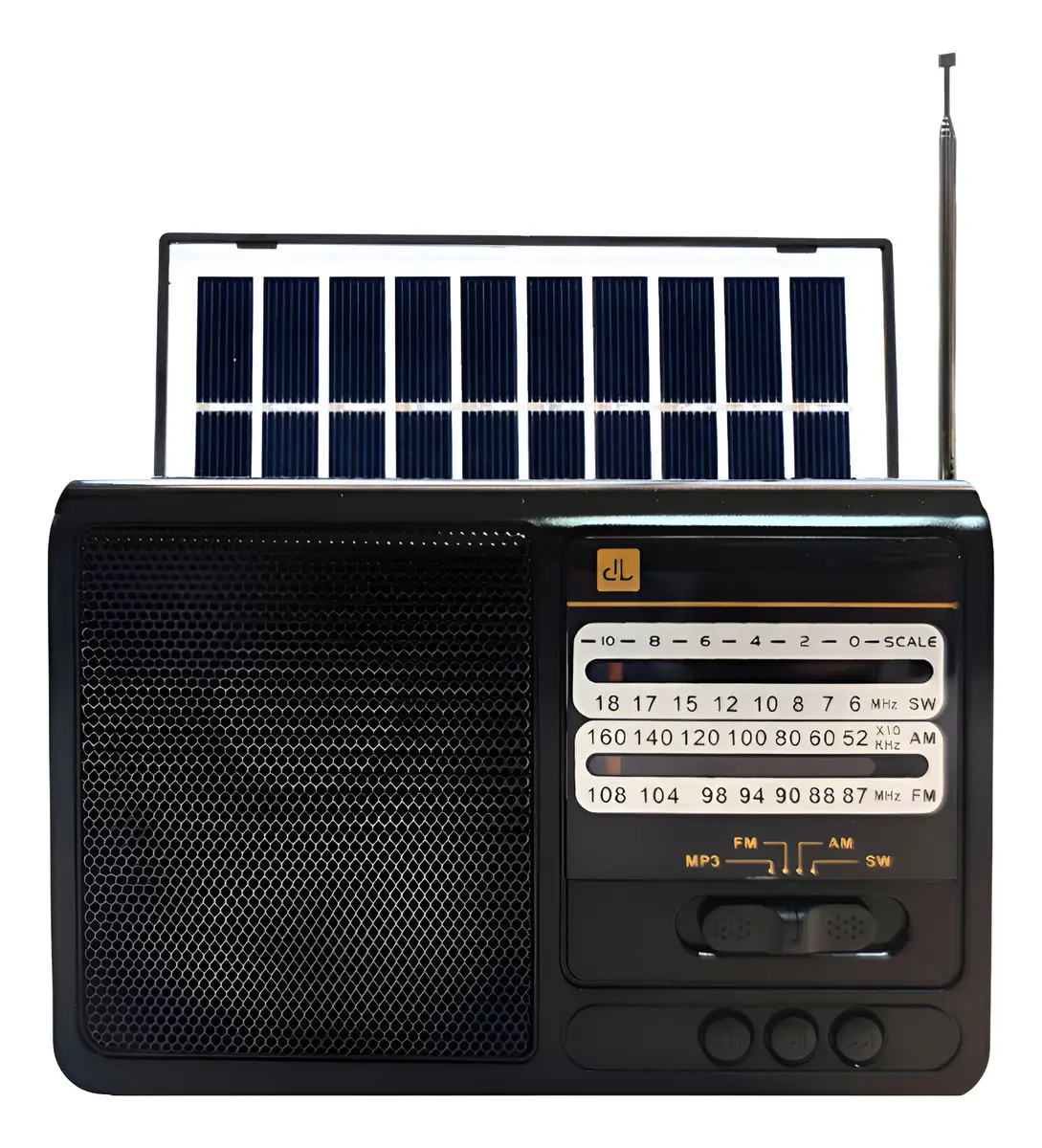Radio Solar recargable con linterna (IFRS0001) - Imagen 4